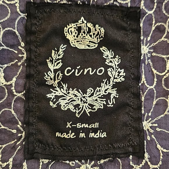 Cino Meadows Blue & White Dress - Picture 4 of 5